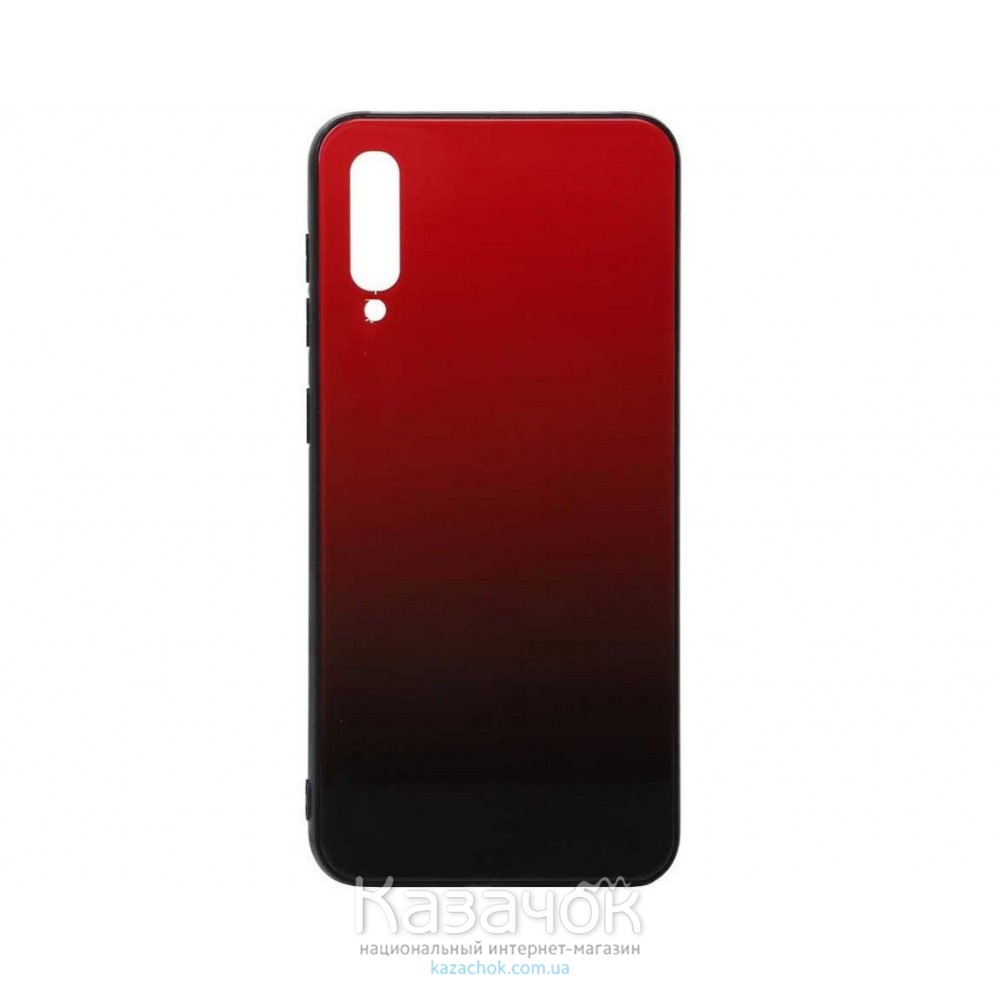 Силиконовая накладка Gradient Glass для Samsung A50 2019 A505 Red