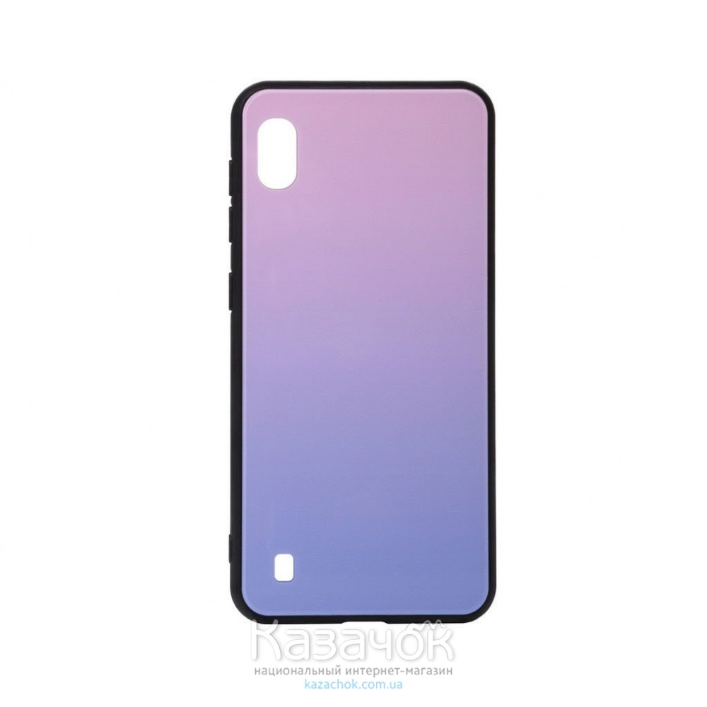 Силиконовая накладка Gradient Glass для Samsung M10 2019 M105 Pink