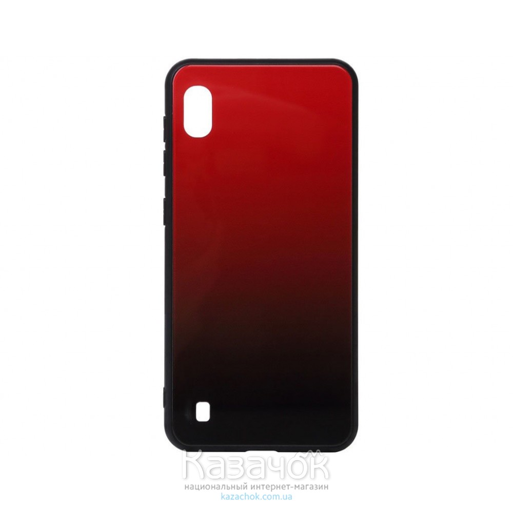Силиконовая накладка Gradient Glass для Samsung M10 2019 M105 Red