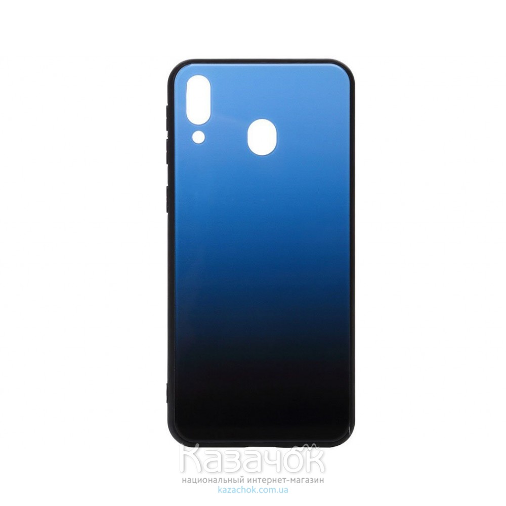 Силиконовая накладка Gradient Glass для Samsung M20 2019 M205 Blue