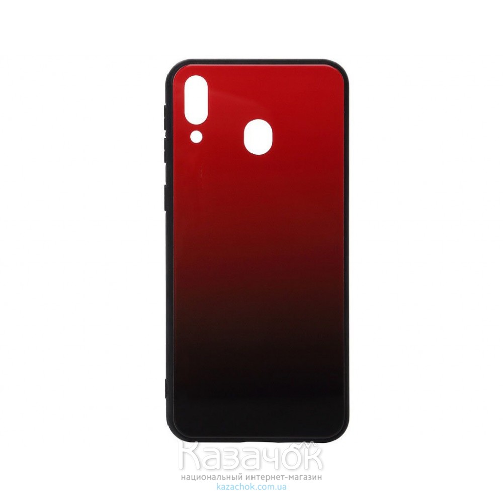 Силиконовая накладка Gradient Glass для Samsung M20 2019 M205 Red
