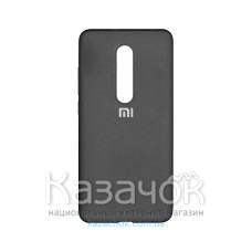 Силиконовая накладка Silicone Case для Xiaomi Mi 9T Black