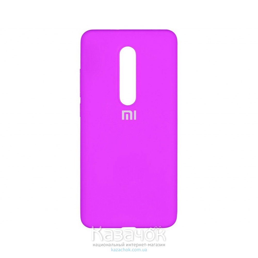 Силиконовая накладка Silicone Case для Xiaomi Mi 9T Violet