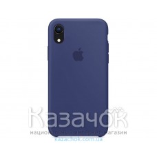 Силиконовая накладка Silicone Case для iPhone XR Blue Cobalt
