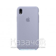 Силиконовая накладка Silicone Case для iPhone XR Lavender