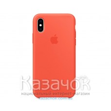 Силиконовая накладка Silicone Case для iPhone XS Max Orange