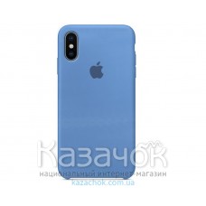Силиконовая накладка Silicone Case для iPhone XS Max Blue