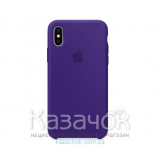 Силиконовая накладка Silicone Case для iPhone XS Max Violet