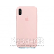 Силиконовая накладка Silicone Case для iPhone XS Max Light pink