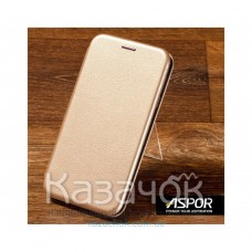 Чехол-книжка Aspor для Xiaomi Redmi Note 8T Leather Gold