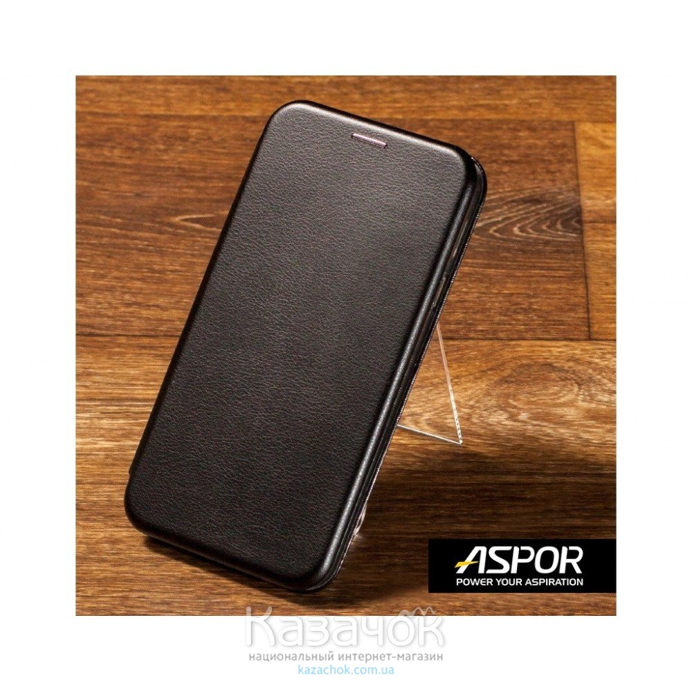 Чехол-книжка Aspor для Samsung A51/A515 Leather Black