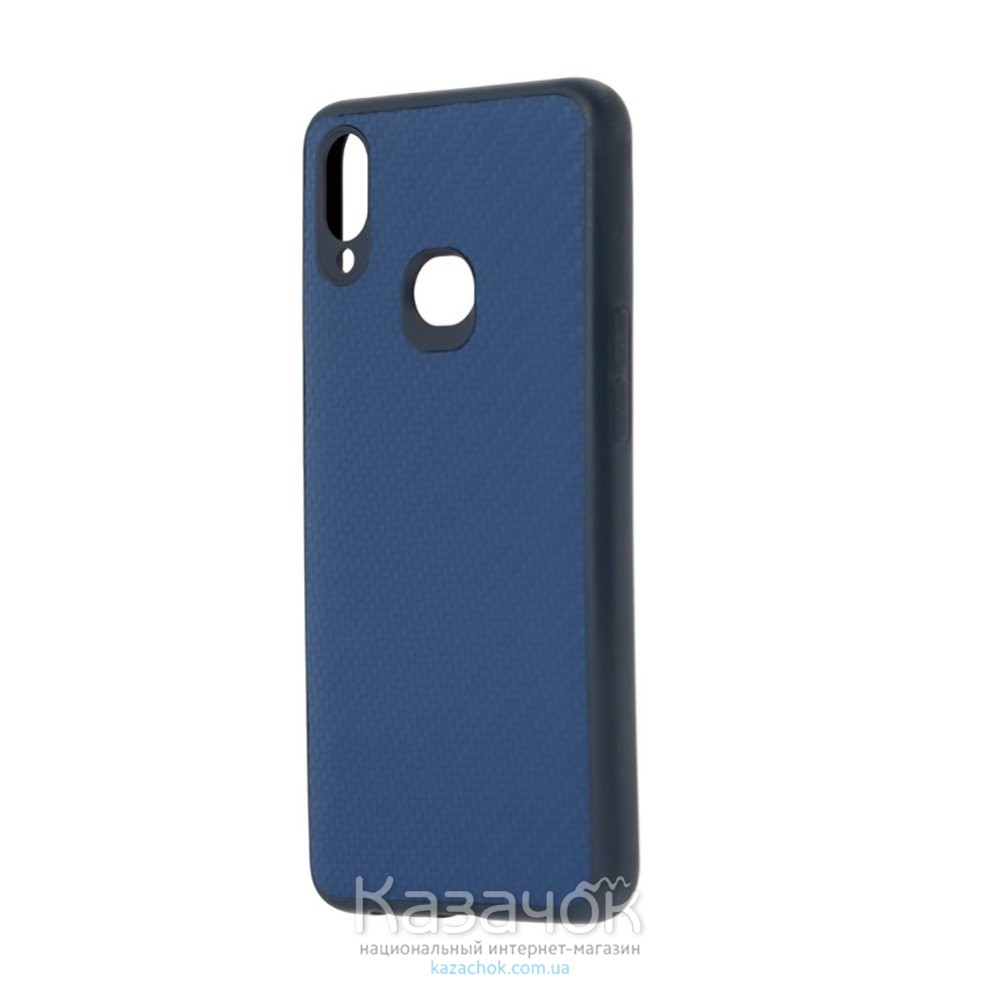 Накладка карбоновая Kevlar для Samsung A10s/A107 Blue