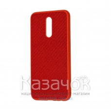 Накладка карбоновая Kevlar для Xiaomi Redmi 8 Red