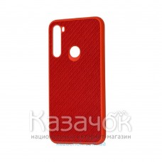 Накладка карбоновая Kevlar для Xiaomi Redmi Note 8 Red