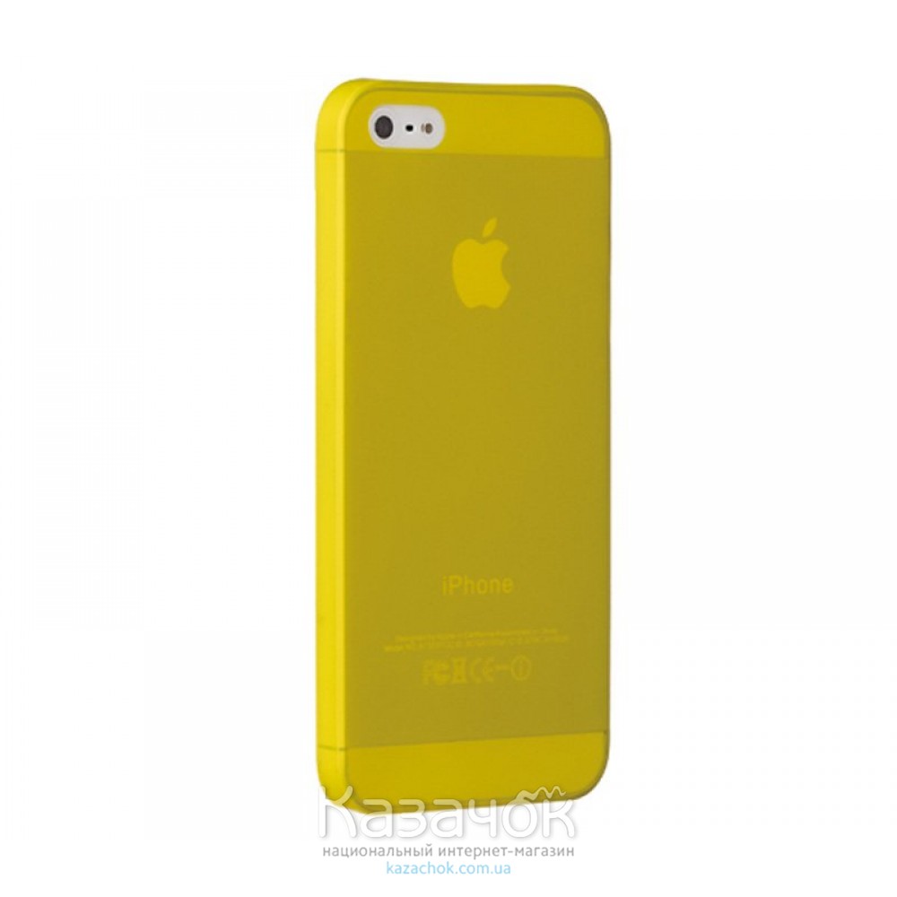 Чехол Ozaki O!coat 0.3 Jelly iPhone 5/5S Yellow (OC533YL)