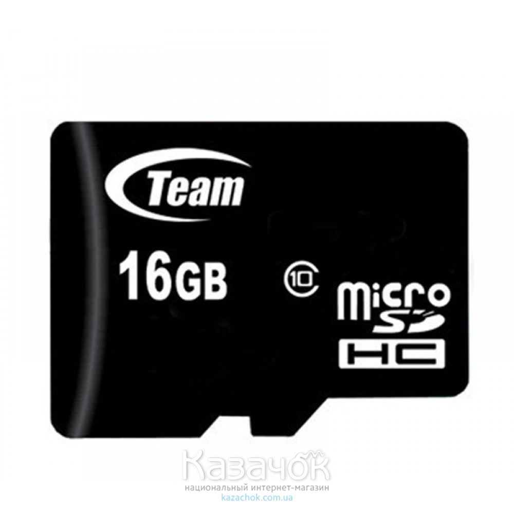 MicroSDHC 16 GB Team Class 4 + SD Adapter