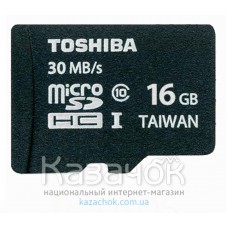 MicroSDHC 16 GB Toshiba Class 4 + SD Adapter