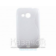 Чехол-накладка TPU cover case for HTC Desire 200 White