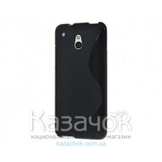 Чехол-накладка TPU cover case for HTC One mini M4 Black