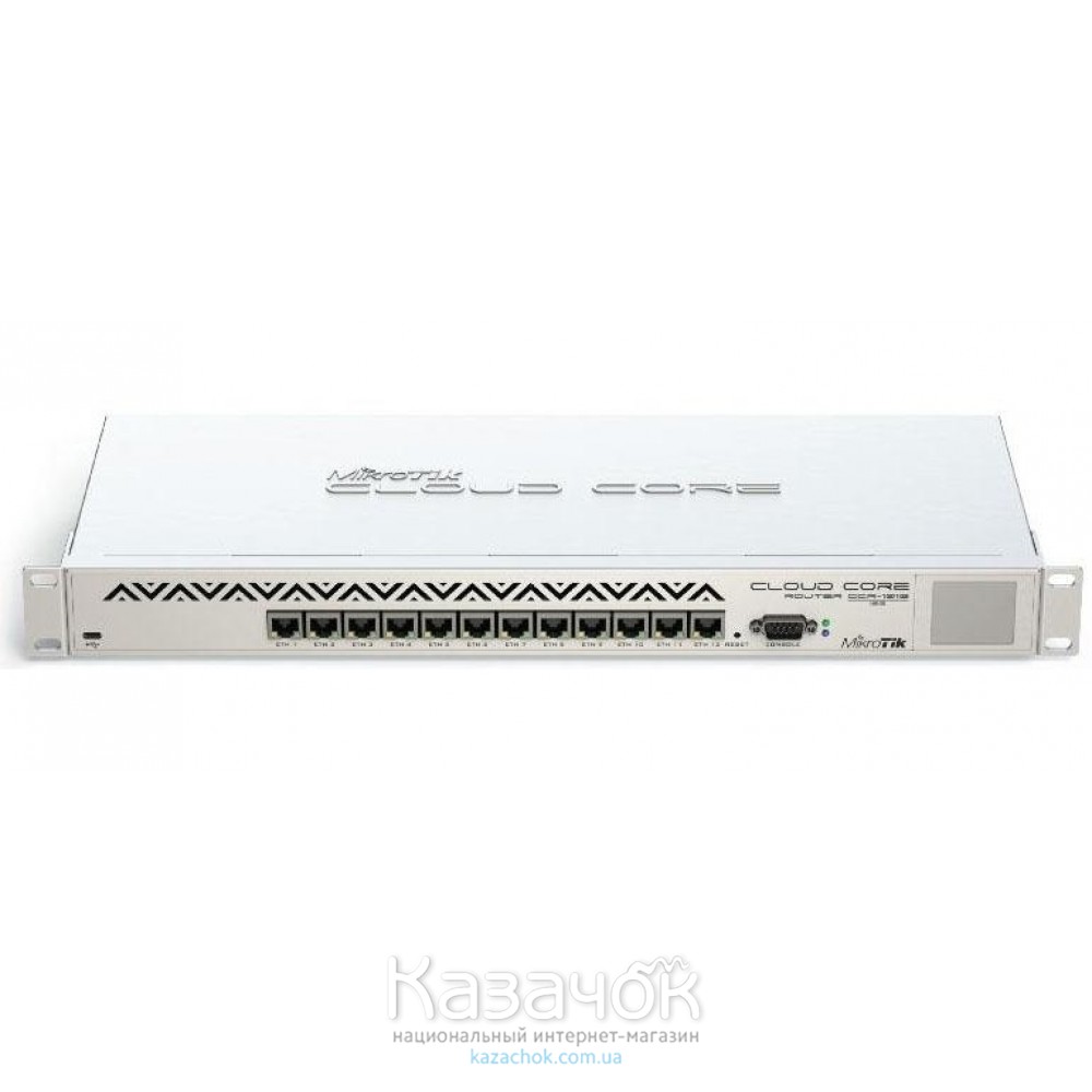 Маршрутизатор MikroTik Cloud Core Router (CCR1016-12G)