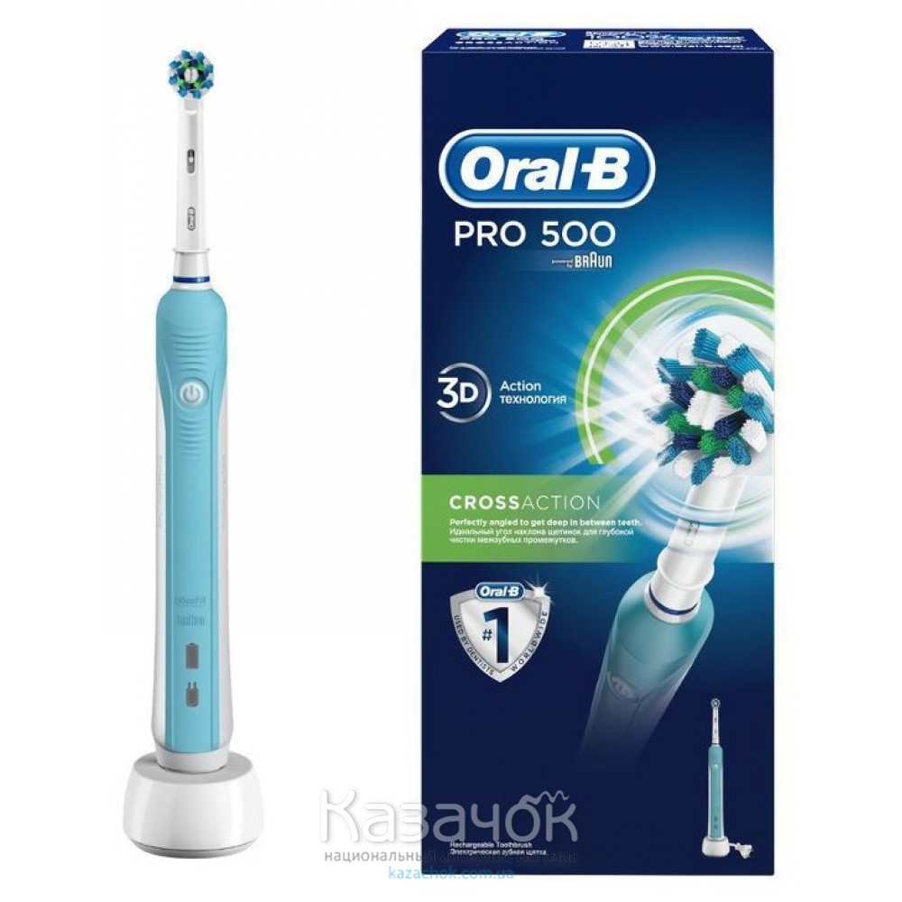 Зубная электрощетка Braun Oral-B PRO 500 Cross Action