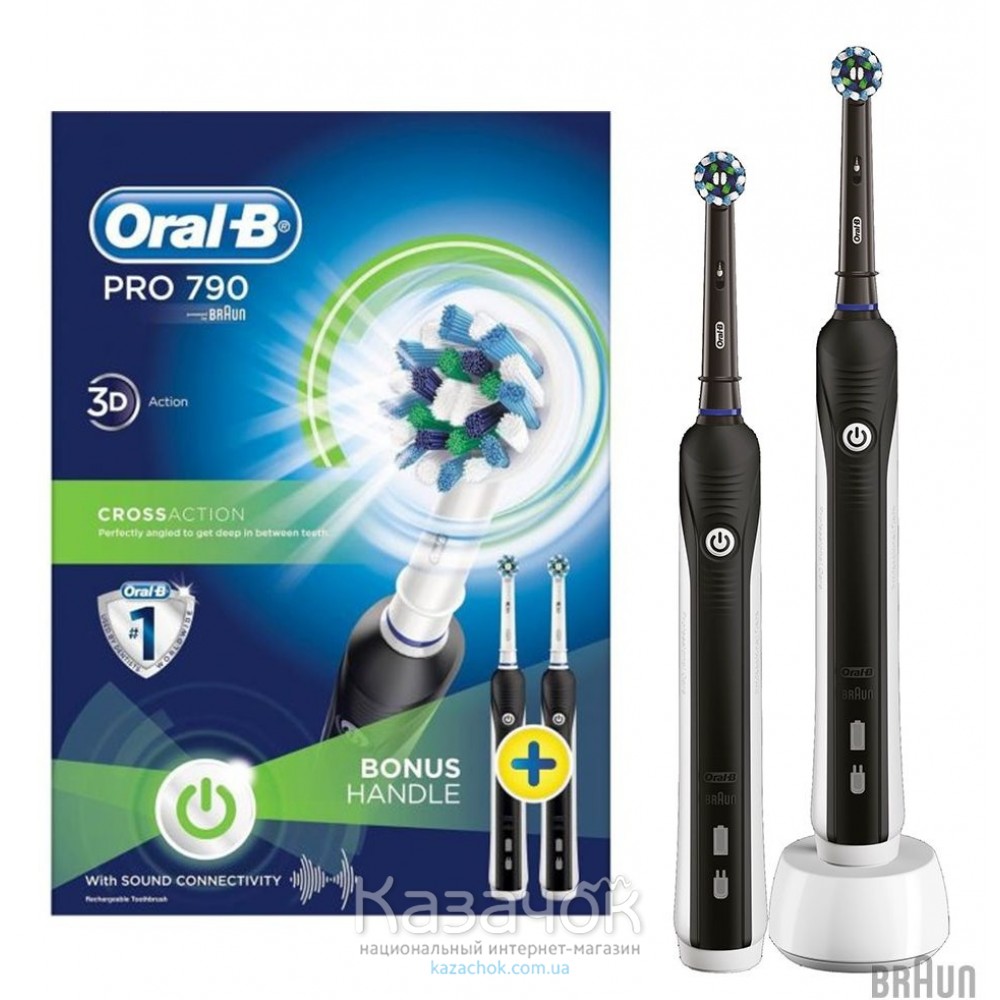 Зубная электрощетка Braun Oral-B PRO 790 Cross Action (2 шт.)