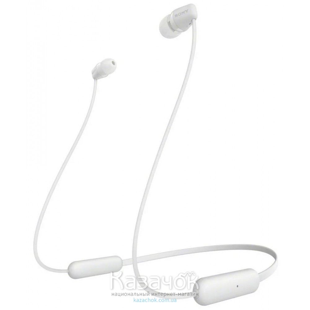 Наушники Bluetooth Sony WI-C200 White (WIC200W.CE7)