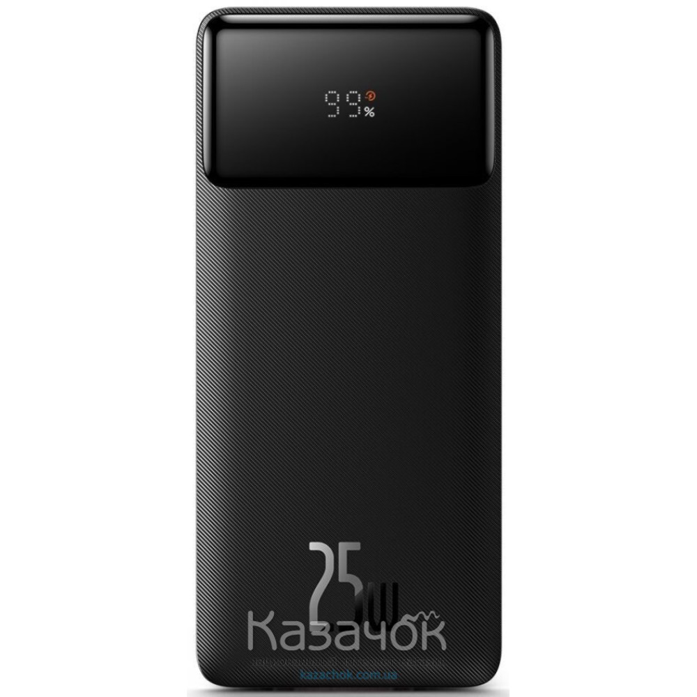 Внешний аккумулятор Power Bank Baseus 20000mAh 25W Display Black (PPBD020301)