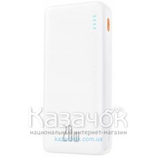 Внешний аккумулятор Power Bank Baseus Airpow Quick Charge 20000mAh 20W White (PPAP20K)