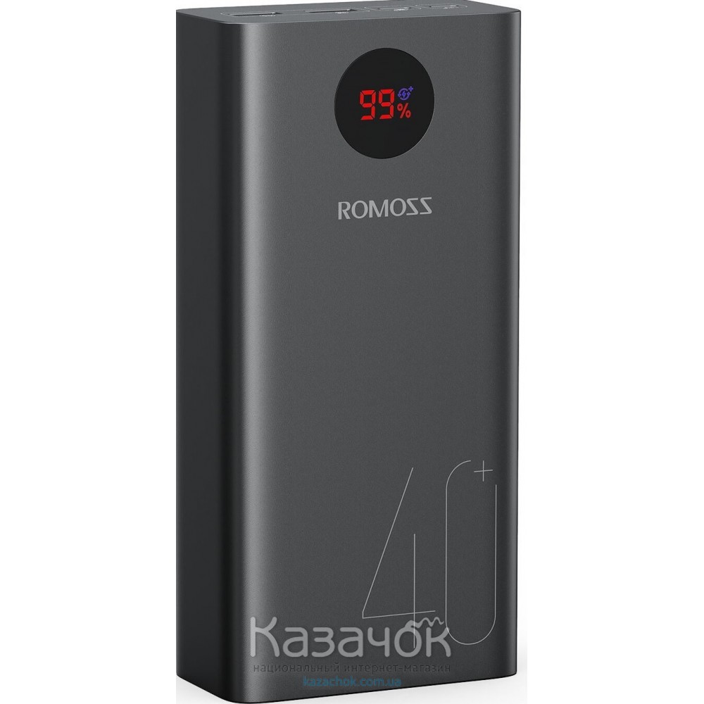 Внешний аккумулятор Power Bank Romoss 40000mAh 18W PEA40 (PEA40-112-2A45) Black