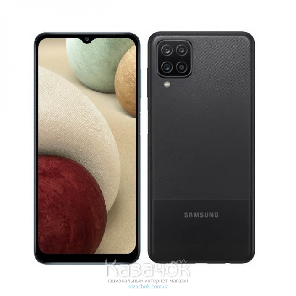 Смартфон Samsung Galaxy A12 3/32GB Black (SM-A125FZKUSEK)