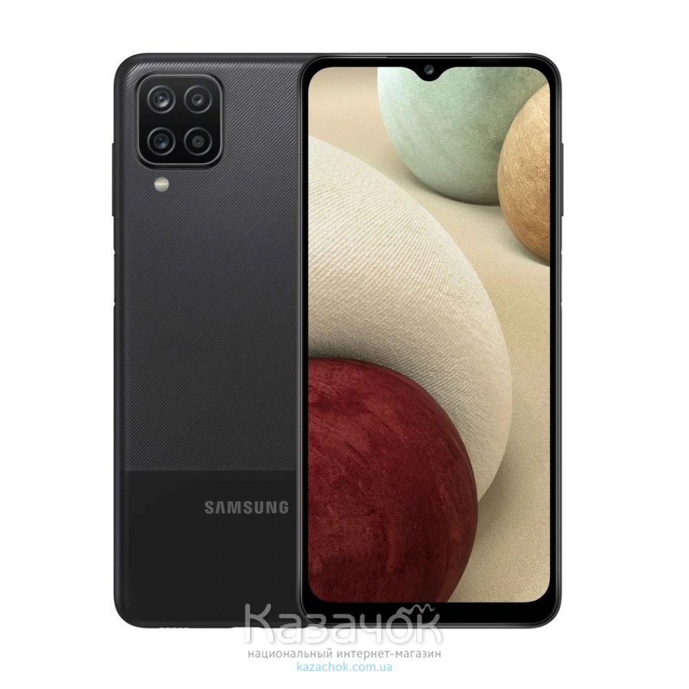 Смартфон Samsung Galaxy A12 2021 A127F 3/32GB Black (SM-A127FZKUSEK)