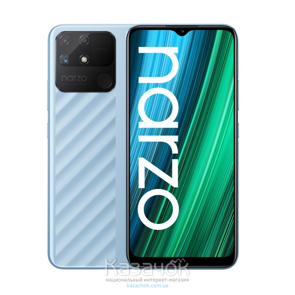 Смартфон Realme Narzo 50A 4/128GB Oxygen Blue UA