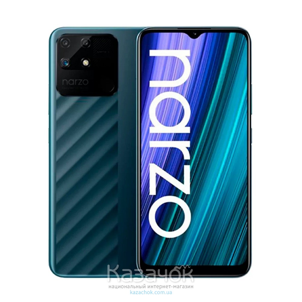 Купить Realme Narzo 50A 4/64GB Oxygen Green UA в Харькове за 5 749 грн -  Лучшие цены в интернет-магазине Казачок, Харьков