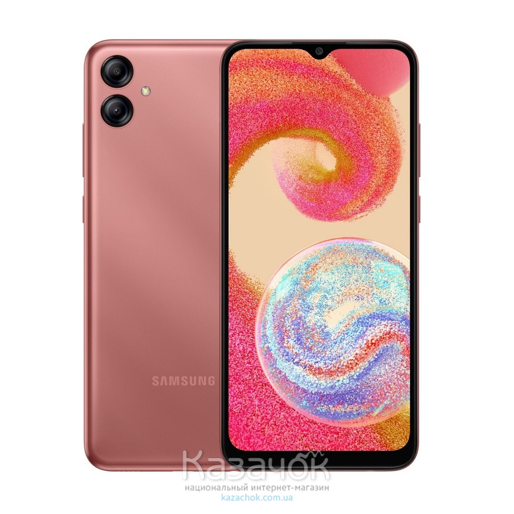 Смартфон Samsung Galaxy A04e 2022 A042F 3/64GB Copper (SM-A042FZCHSEK)