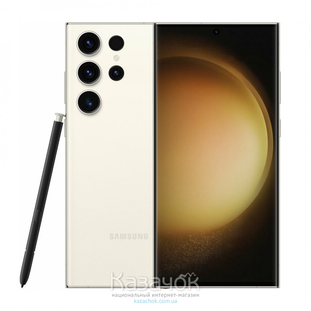 Смартфон Samsung Galaxy S23 Ultra 12/256GB Beige (SM-S918BZEGSEK)