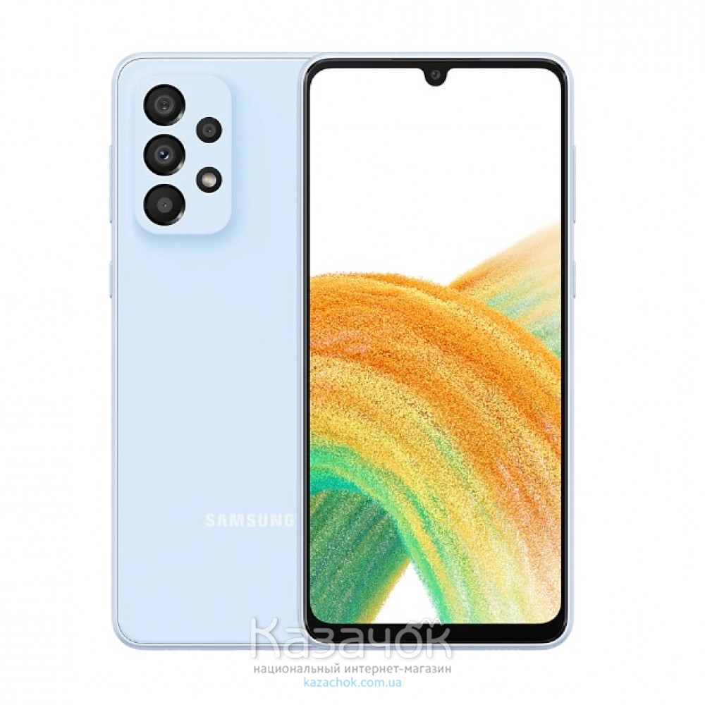 Смартфон Samsung Galaxy A33 5G A336B 6/128GB Light Blue (SM-A336BLBGSEK)