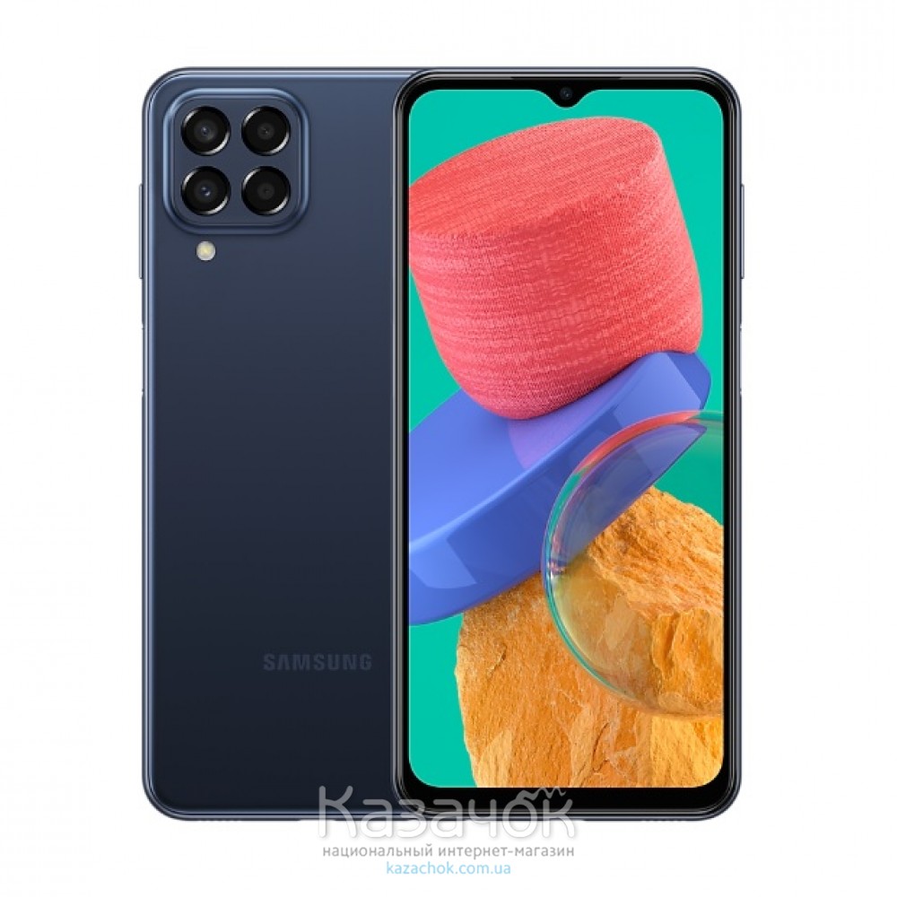 Смартфон Samsung Galaxy M33 5G M336B 6/128GB Blue (SM-M336BZBGSEK)