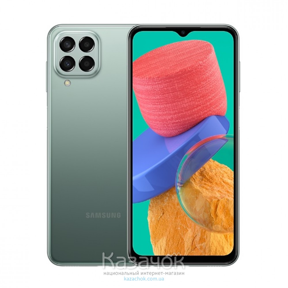Смартфон Samsung Galaxy M33 5G M336B 6/128GB Green (SM-M336BZGGSEK)