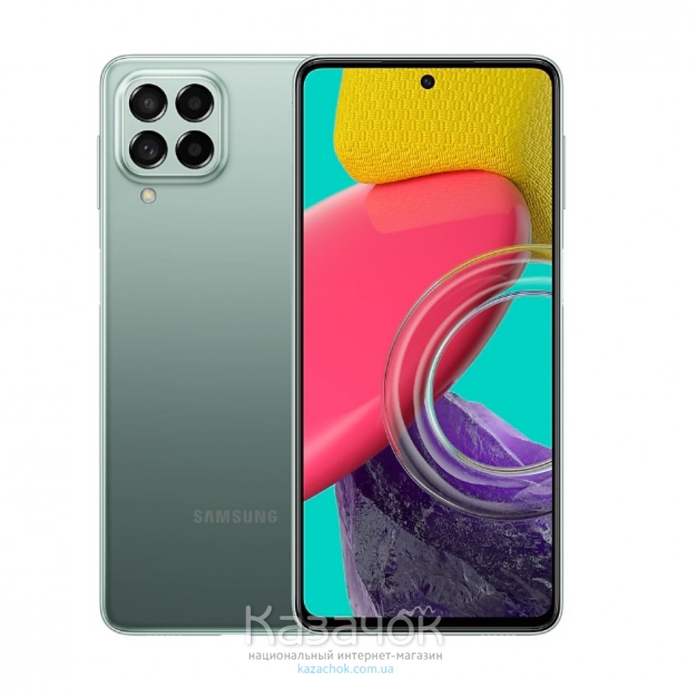 Смартфон Samsung Galaxy M53 5G M536B 6/128GB Green (SM-M536BZGDSEK)