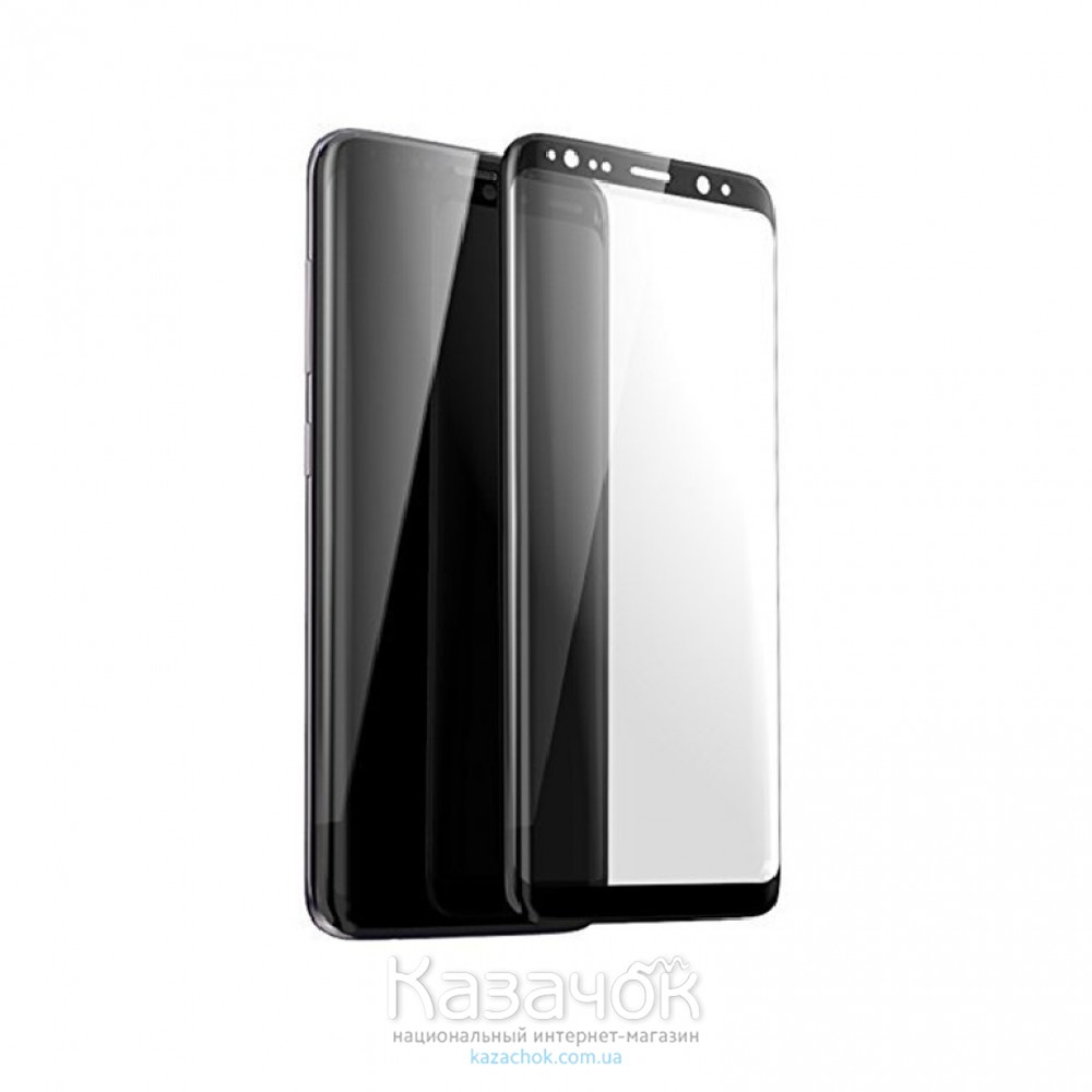 Защитное стекло 9D Flexible Ceramics для Samsung S9 Plus G965 Black