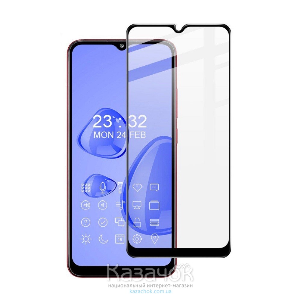 Защитное стекло 5D iNavi Premium для Samsung A72 2021 Black