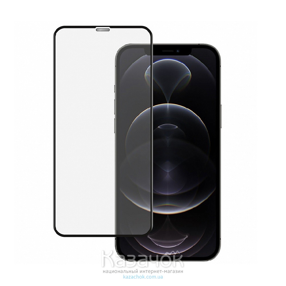 Защитное стекло 9D+ для iPhone 13 Pro Max Black