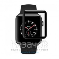 Защитное стекло 10D PET + PMMA для Apple Watch 42 mm black